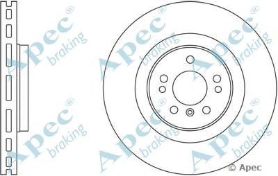 APEC BRAKING dsk2351 -  Тормозной диск